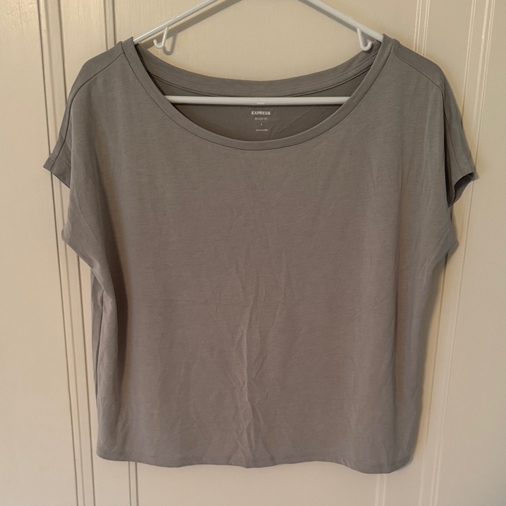 Express Charcoal Short Sleeve Tee